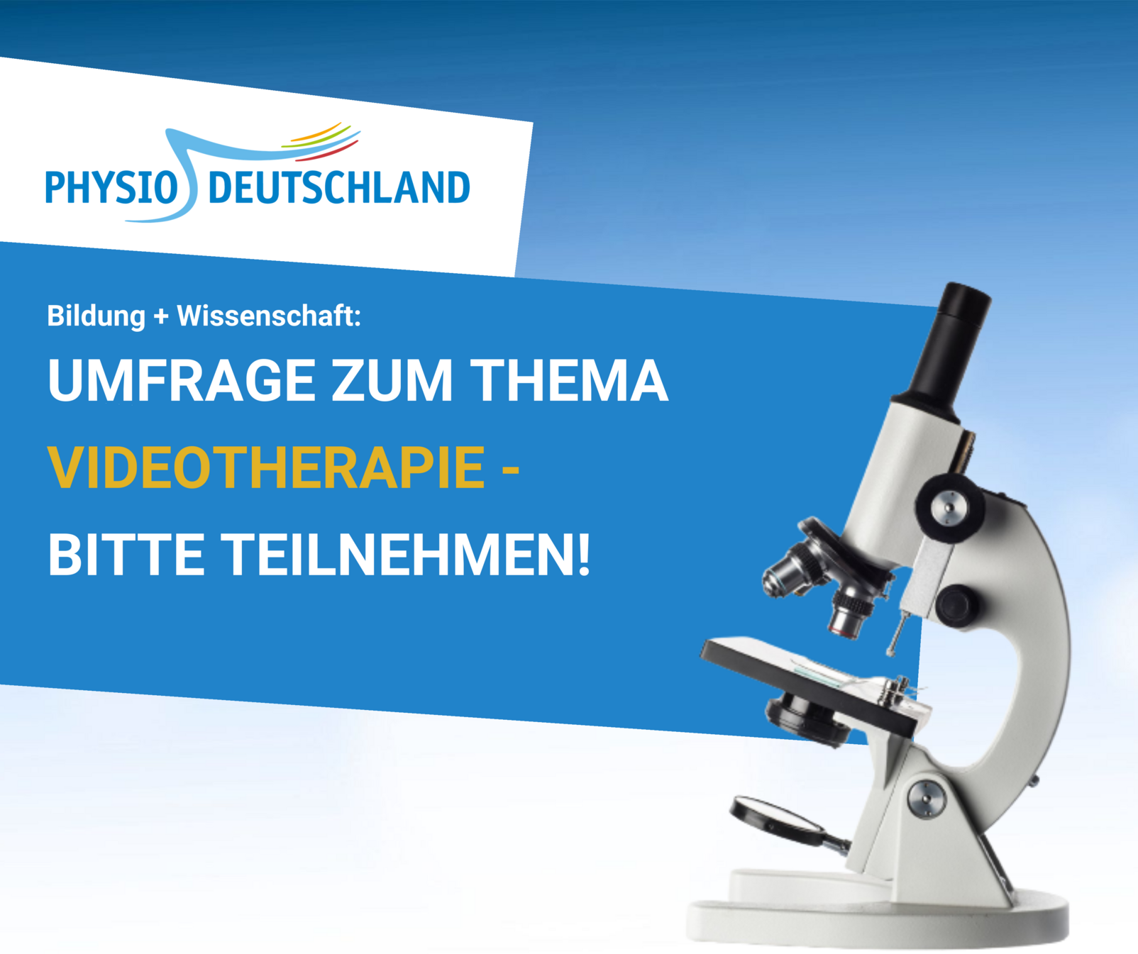 Kachel Videotherapie Umfrage