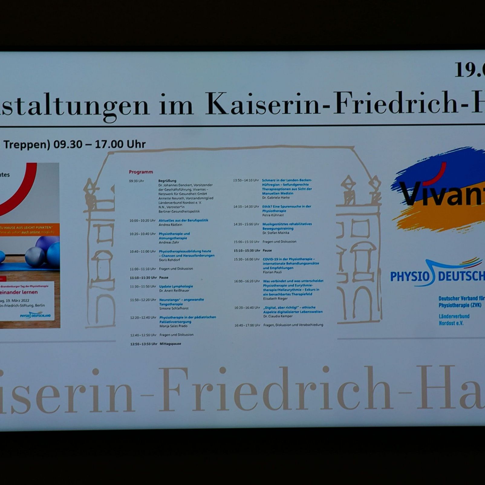 TDPT Monitor KFS Programmüberblick Eingangsmonitor